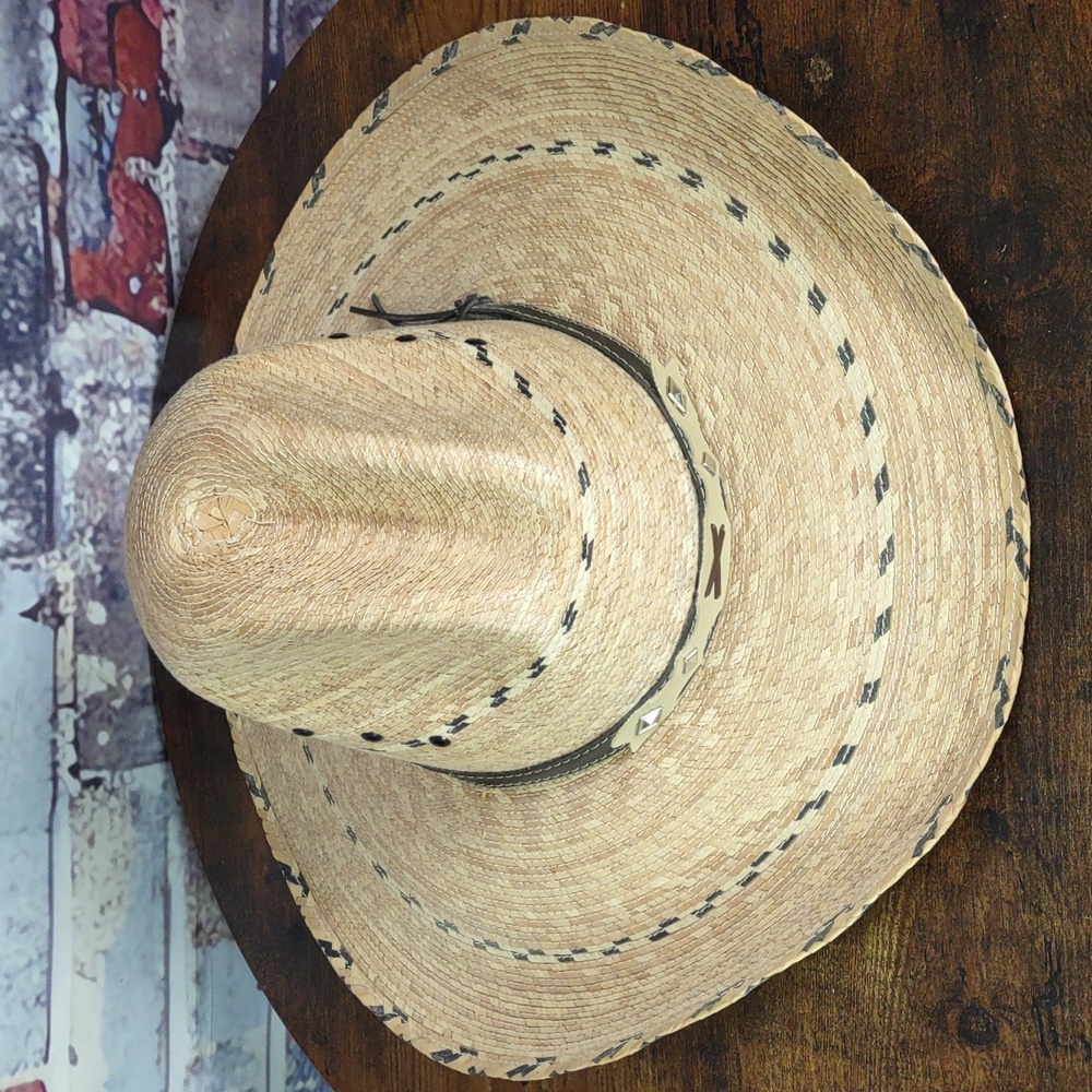 Sahuayo "Pecos" Woven Straw Hat - Picture 6 of 10